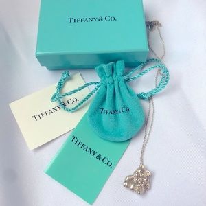 Authentic Tiffany & Co. Teddy Bear Necklace